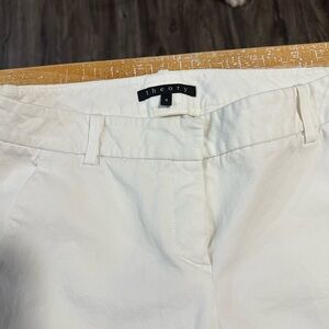 Theory Cream Trousers